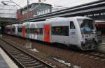 Hier 650 550-6 und 650 540-7 als RB27 (RB78987) von Berlin Gesundbrunnen nach Basdorf, dieser Triebzugverband stand am 3.2.2014 in Berlin Gesundbrunnen.