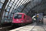 14.07.2017, Berlin Hbf, 5 370 007 (EU44-007) der PKP InterCity mit dem EC 47 nach Warszawa Wschodnia.