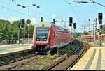 DBpbzfa mit Schublok 143 306-9 von DB Regio Nordost als RB 18617 (RB14) von Nauen nach Berlin-Schönefeld Flughafen erreicht Berlin Hbf auf Gleis 12.