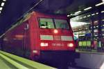 101 060-2 als EC 177 nach Wien Sdbahnhof im Berliner Hbf.