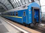 Ukrainischer Schlafwagen als Kurswagen Berlin Zoo-Kiew im D 441 am 16.Oktober 2010 im Berliner Hbf.