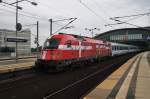 Hier 5 370 003 mit EC54 von Gdynia Glowna nach Berlin Hbf., bei der Ausfahrt am 16.6.2012 aus Berlin Hbf.