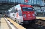 Hier 101 025-5 mit IC143 von Schiphol Airport nach Berlin Ostbahnhof, dieser Zug stand am 4.7.2012 in Berlin Hbf.