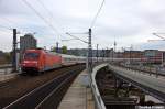 101 143-6 mit dem IC 146 von Berlin Ostbahnhof nach Schiphol (Airport), bei der Einfahrt in den Berliner Hbf.