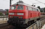 Hier 218 831-6 als Lz, bei der Durchfahrt am 1.7.2013 durch Berlin Hbf., in Richtung Berlin Ostbahnhof.