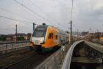 Hier 445 112-6 als RE2 (RE37378) von Wismar nach Cottbus, bei der Ausfahrt am 26.7.2013 aus Berlin Hbf.