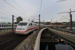 Hier 402 031-9  Brandenburg an der Havel  als ICE547 von Düsseldorf Hbf.