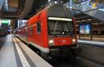 Hier ein RE3 (RE18592)  Ostsee-Express  von Berlin Hbf.(tief) nach Stralsund Hbf., dieser Zug stand am 28.6.2014 in Berlin Hbf.(tief).