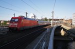 101 138-6 ist nun mit dem IC2242 von Berlin Ostbahnhof nach Münster(Westf) Hbf.