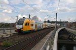 445 111-8 erreicht auf der Fahrt als RE2 (RE63855) von Cottbus nach Wittenberge den Berliner Hauptbahnhof.