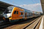 Hier 445 110-0 als RE2 (RE92974) von Berlin Lichtenberg nach Cottbus, dieser Triebzug stand am 19.7.2014 in Berlin Lichtenberg 