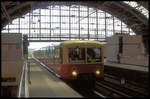 Panorama S - Bahn 488501 fährt hier am 10.6.2006 in den Ostbahnhof ein.