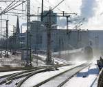 Ausfahrt in den Tunnel: Berlin Ostbahnhof am 27.