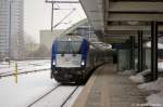 5 370 001 von der PKP mit dem wegen versptete bergabe aus dem Ausland verspteten EC 46 nach Berlin Hbf.