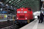 Ein Diesel auf S-Bahngleisen am 25.03.2014 in Berlin Ostbahnhof.