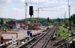 BERLIN, 12.05.2009, Bauarbeiten auf der Ringbahn am Bahnhof Ostkreuz