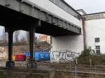 Die Brcke im Ostkreuz noch einmal aus einer anderen Perspektive.