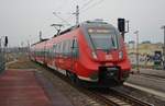 442 640-9 verlässt am 11.2.2017 als RB24 (RB18364) von Eberswalde Hauptbahnhof nach Senftenberg den Bahnhof Berlin Ostkreuz.