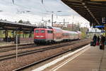 115 198-4 mit dem PbZ 2480 von Wittenberge nach Berlin-Lichtenberg in Berlin-Schönefeld Flughafen.