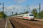 ICE 401 080-7  Castrop Rauxel  DB in Berlin Schönefeld Flughafen, August 2023.