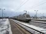 DLC ES 64 U2 101 am 21.1.2006 im Bahnhof Berlin-Schnefeld Flughafen