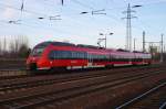 Hier 442 639-1 als RB19 (RB18568) von Senftenberg nach Berlin Gesundbrunnen, bei der Einfahrt am 18.1.2014 in Berlin Schönefeld Flughafen.