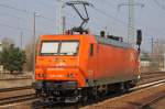 Hier 145 082-4 als Lz, diese Lok stand am 29.3.2014 in Berlin Schönefeld Flughafen.