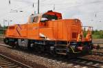 Hier 261 301-6 als Lz, bei der Durchfahrt am 28.6.2014 durch Berlin Schönefeld Flughafen, in Richtung Berlin Grünauer Kreuz.