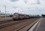 Ein Klangerlebniss erster güte die My 1138 und My 1151 mit beladenen Kesselwagen durch den Bahnhof Berlin-Schönefeld am 16.6.2016.