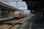 RE5 (RE 4359) von Rostock Hbf nach Lutherstadt Wittenberg, bei der Einfahrt in Berlin Südkreuz und geschoben hatte die 112 107-8 [Verl.|WR|15.01.15]. 26.07.2014