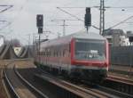 Hier eine RB13 von Wustermark nach Berlin Hbf.(tief), bei der Ausfahrt am 1.4.2010 aus Berlin Spandau.