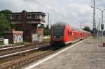 Hier ein RE1 (RE18114) von Eisenhüttenstadt nach Magdeburg Hbf., bei der Einfahrt am 28.6.2013 in Berlin Wannsee.