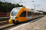 Hier VT646.041 (646 041-3) als RB33 (RB68976) von Jüterbog nach Berlin Wannsee, bei der Ausfahrt am 28.6.2013 aus Berlin Wannsee.