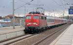 115 448 fhrte am 15.12.11 den PbZ 2466 Leipzig - Berlin durch Bitterfeld Richtung Dessau.