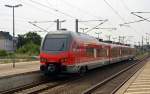 Mit dem neuen 1428 001 von Stadler fanden am 07.08.14 Probefahrten statt.