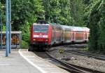 146 020 RE 5 nach Emmerich bei der Einfahrt in den Bonner Hbf - 15.06.2013