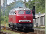 V 160 002 beim Umsetzen in Braunschweig. 15.05.2016