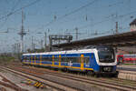 440 225 der Regio-S-Bahn Bremen erreicht als RS2 von Bremerhaven-Lehe nach Twistringen den Bremer Hauptbahnhof.