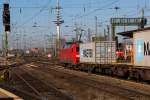 152-132-7 schnell durch Bremen Hbf nach Bremerhaven. 12.3.14.