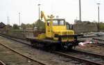 SKL EVB 501, ein Fahrzeug nahezu noch im Ursprungszustand, stand am 27.10.1996 im Bahnhof Bremervörde.