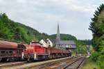 294 671-3 ist mit Der Übergabe aus Hagen-Vorhalle in Brügge(Westf.) angekommen (19.05.2014