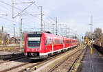 612 584+xxx als RE70 Lindau Insel-München Hbf am 07.11.2021 in Buchloe.