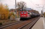 140 677 durchfhrt am 12.11.09 Burgkemnitz Richtung Wittenberg.