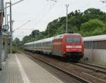 101 030-5 mit IC nach Dsseldorf in Burgkemnitz am 19.06.2009