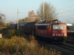 155 171+VW-Material Umleiter ber Riesa und Chemnitz nach Mosel am 12.11.11 in Grna