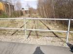 Dank eines asphaltierten Ersatzwegs von der Erzberger Strae zum Gutsweg kann man diesen Englnder in Chemnitz-Altendorf fotografieren.