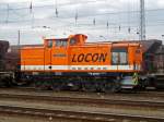 Die Nr.102 der Locon Logistik und Consulting AG am 09.03.08 in Bahnhof Cottbus .