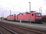 143 210-3 und 143 889-4 am 15.03.2008 in Cottbus