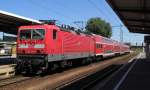  Eine Magdeburgerin zu Diensten in Cottbus!  - Hier fhrt 143 221-0 mit der RB43 nach Falkenberg(Elster) aus dem Cottbuser Hbf raus.