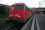 113 309-9 mit dem Az 13409 am 21.06.13 beim Betriebshalt in Darmstadt Hbf.